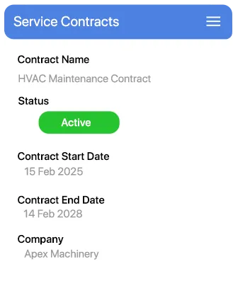 Manage Service Contracts